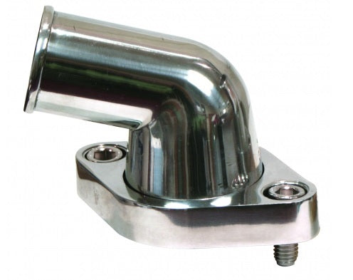 AFCO Racing Water Neck Swivel 15 Deg Polished Alum