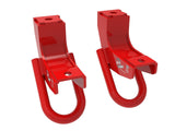 aFe Power Tundra Front Tow Hooks Red Pair