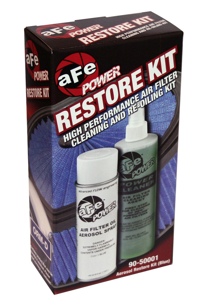 aFe Power Air Filter Cleaning Kit Blue Oil Aerosol