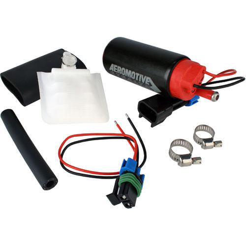 Aeromotive Fuel System 340 Stealth Fuel Pump - Offset Inlet - Inline