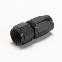 Cargar imagen en el visor de la galería, Straight Black Anodized Aluminum Hose End - Swivel Female