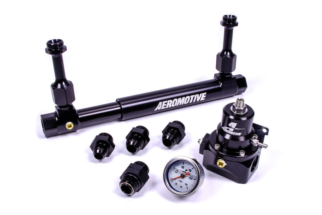 Aeromotive Fuel System Adjustable Fuel Log w/ 13214 2-Port Regulator