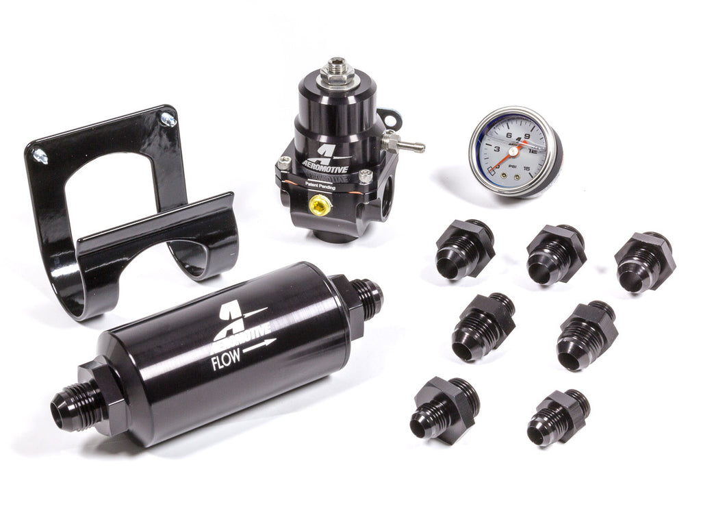 Kit de sistema de combustible con carburador de derivación Stealth para sistema de combustible Aeromotive