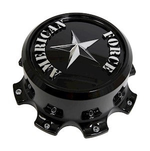 2" ABS CENTER CAP BLACK8X6.5,8X170,8X180