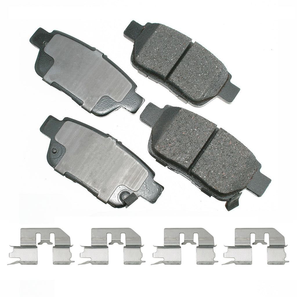 Akebono Brake Pads Rear Acura TL 09-14 Honda Ridgeline 06