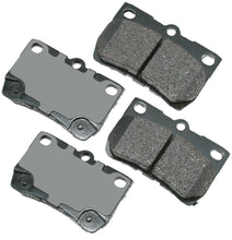 Cargar imagen en el visor de la galería, Pastillas de freno Akebono traseras Lexus GS300 GS350 06-11