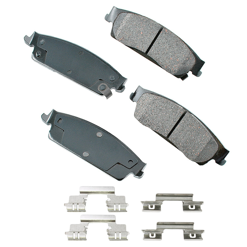 Akebono Brake Pad Rear Cadillac Escalade 07-14