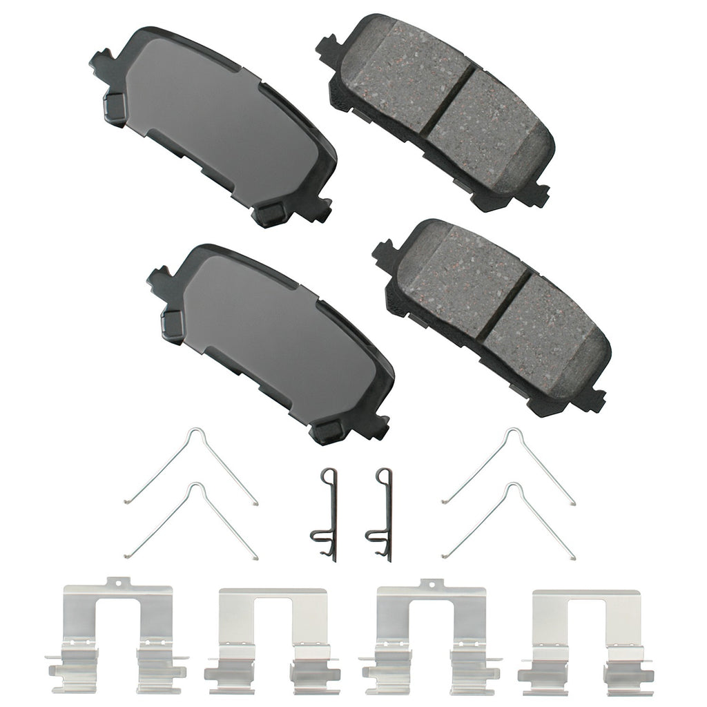 Pastilla de freno trasera Akebono Acura MDX 07-16 Honda Odyssey