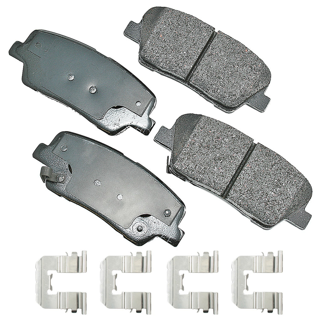 Akebono Brake Pad Rear Hyundai Santa Fe 10-16