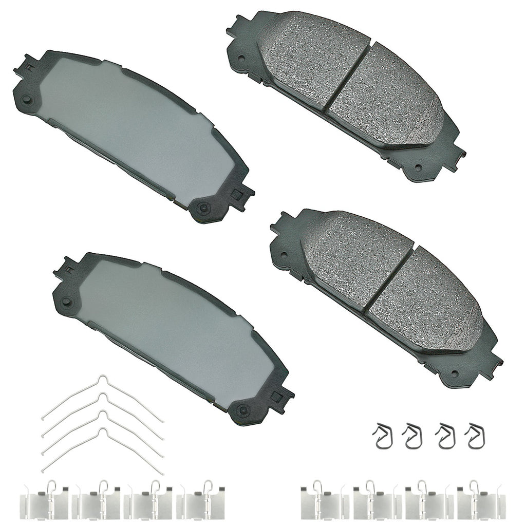 Akebono Brake Pad Front Lexus NX200T 15-17 NX300H