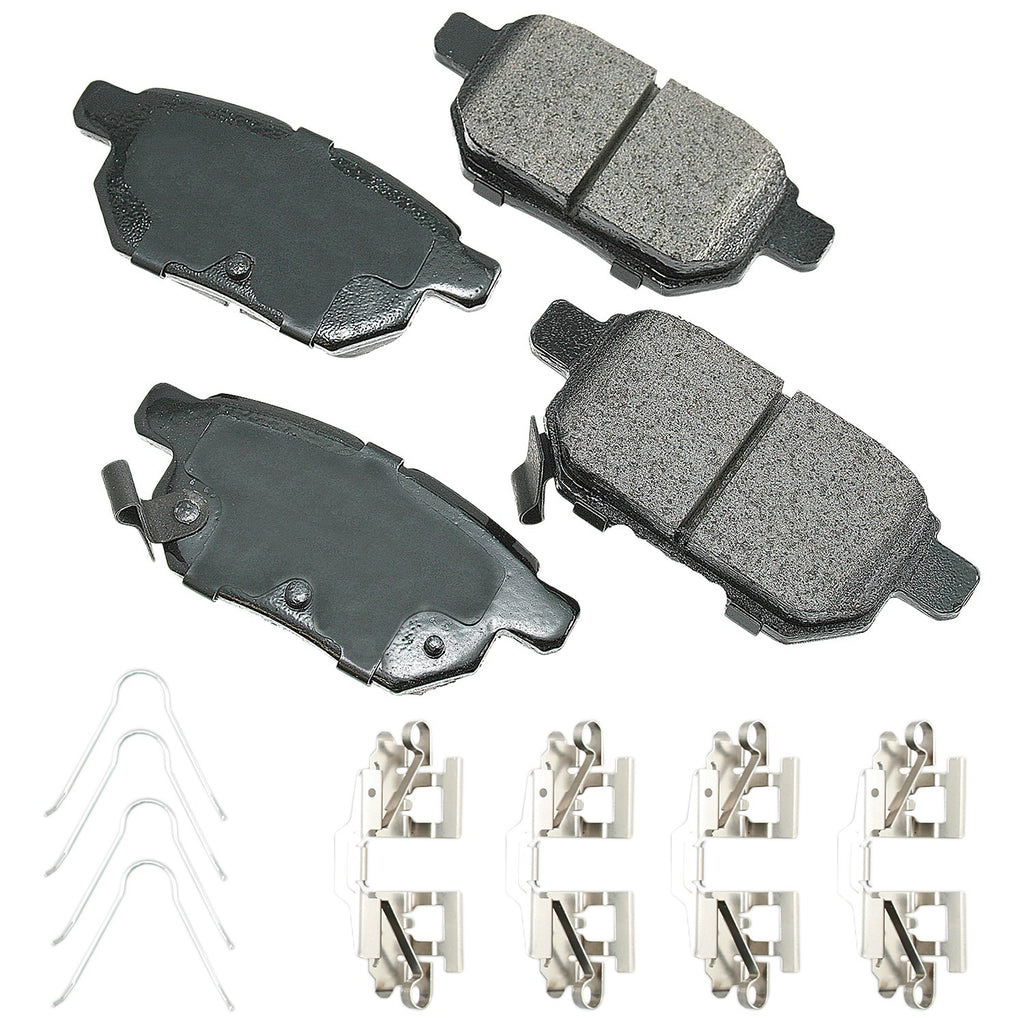 Pastilla de freno trasera Akebono Pontiac Vibe 09-10 Toyota