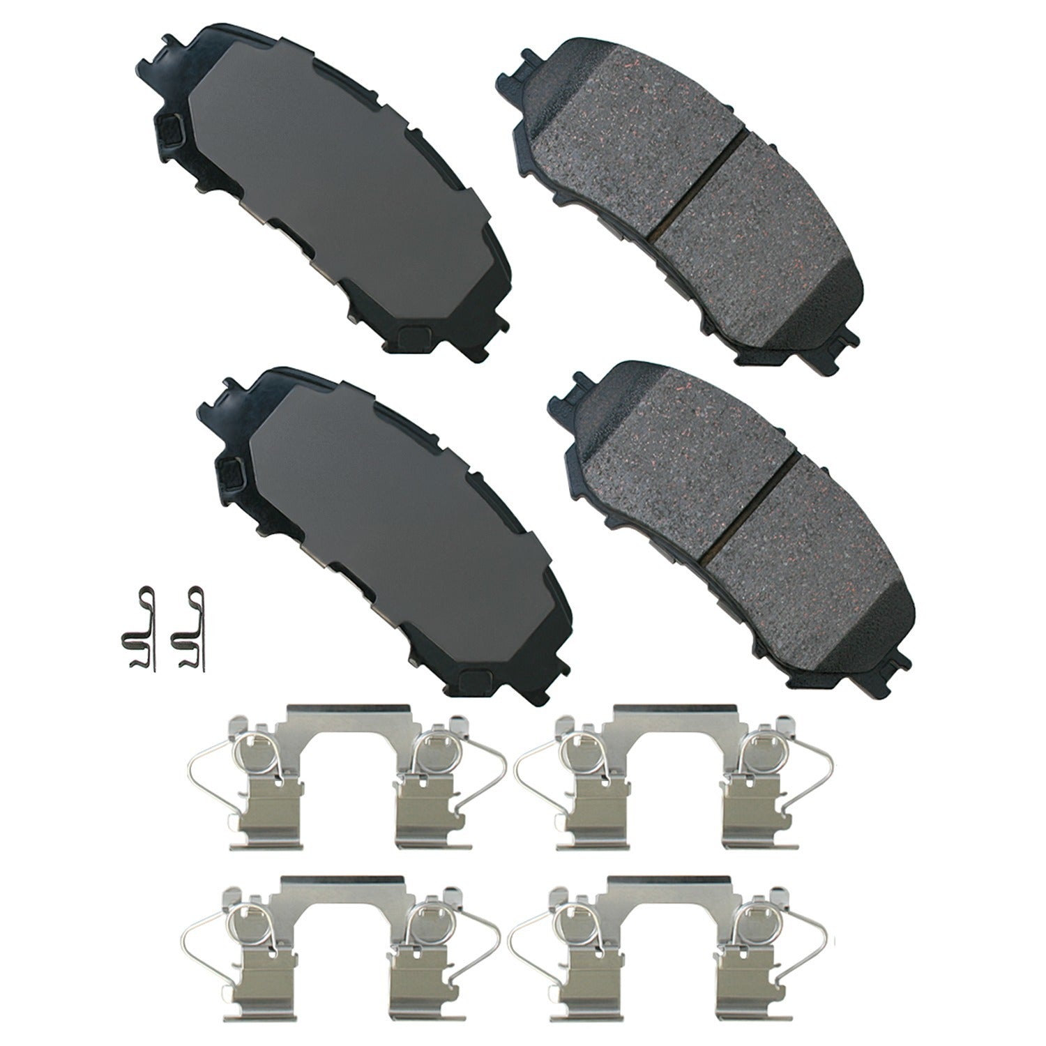 Akebono ProACT Ultra-Premium Ceramic Brake Pads — Fits 2014-2020 Nissan Rogue