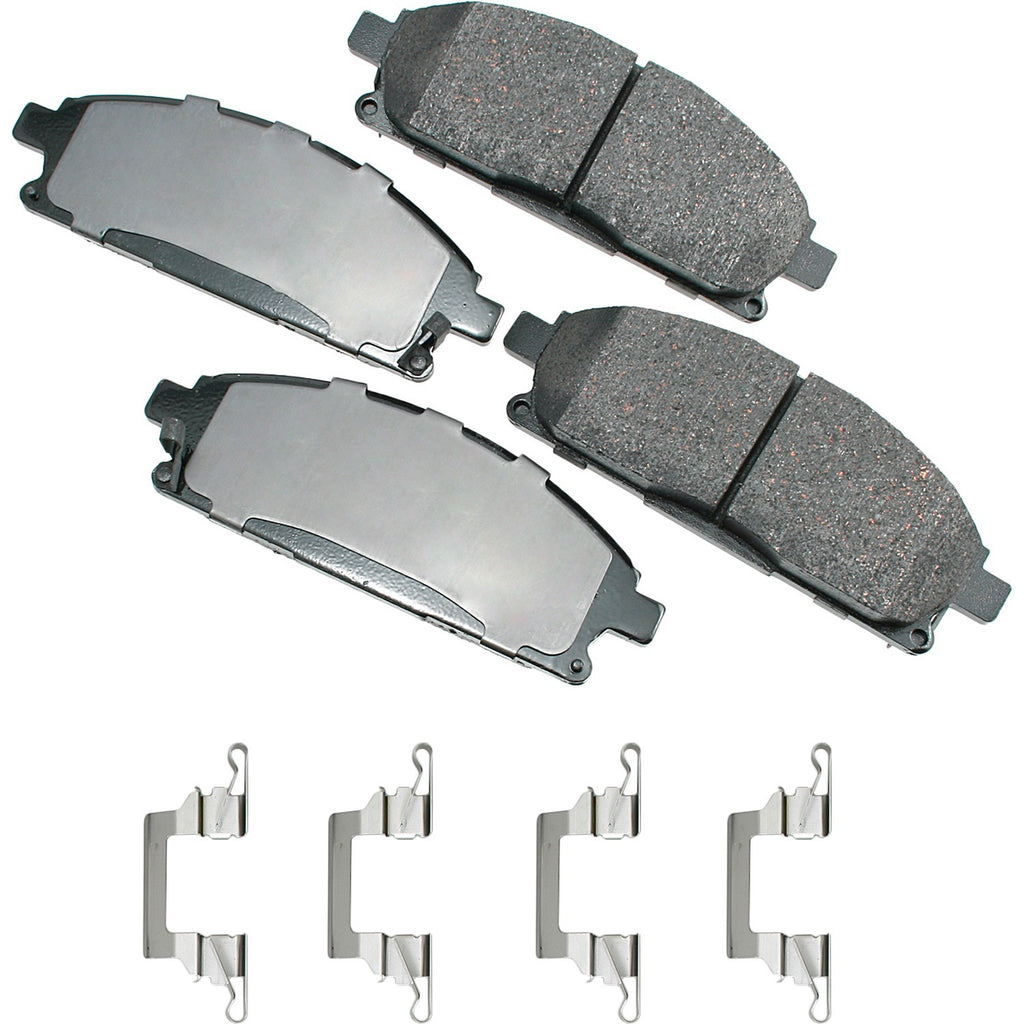 Pastillas de freno delanteras Akebono Acura MDX 03-06 Quest 04-09