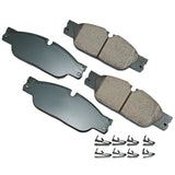 Akebono Brake Pads Jaguar S-Type 03-04