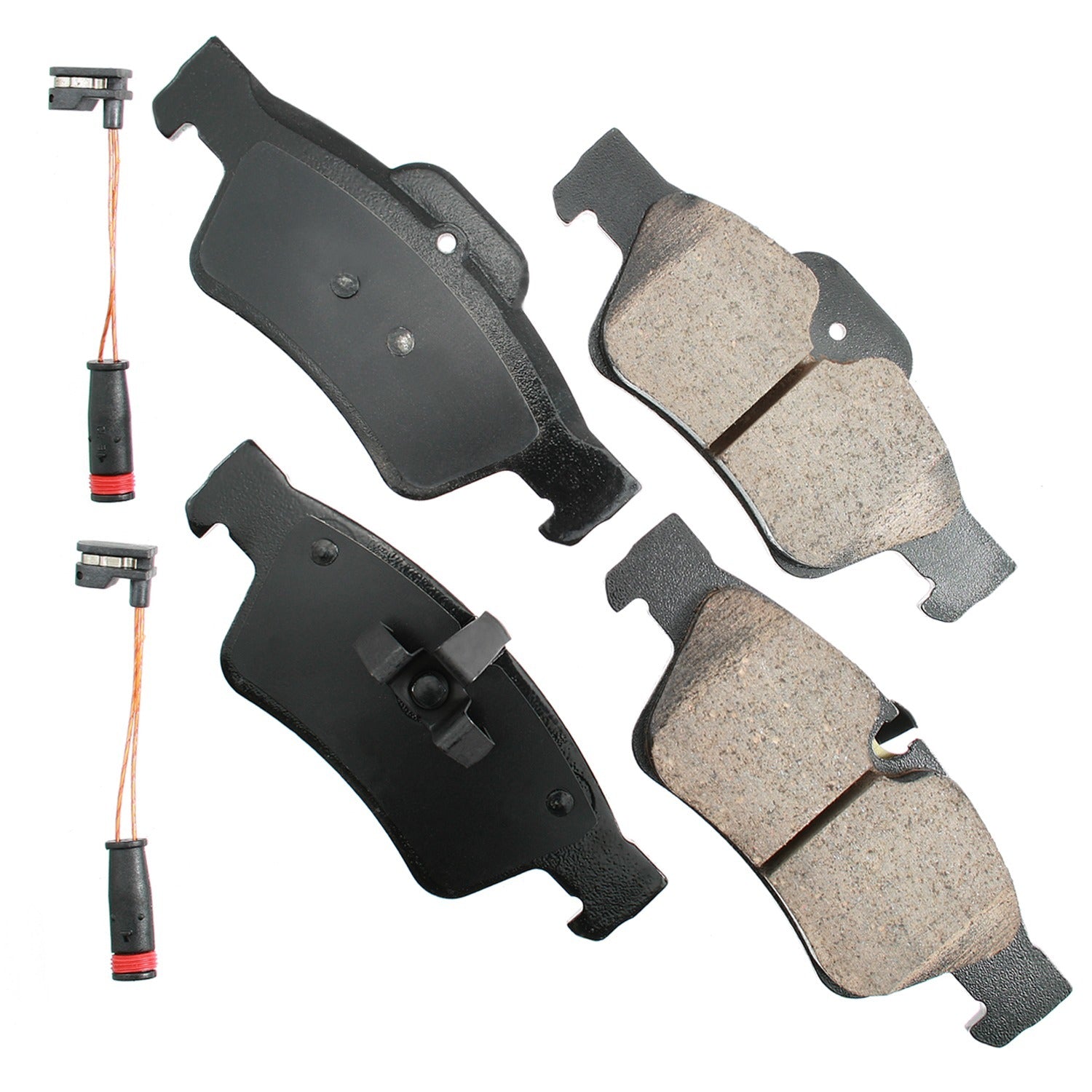 Akebono Euro Ultra-Premium Ceramic Brake Pads Rear — Fits 2005-2019 Chevrolet Ford Jaguar