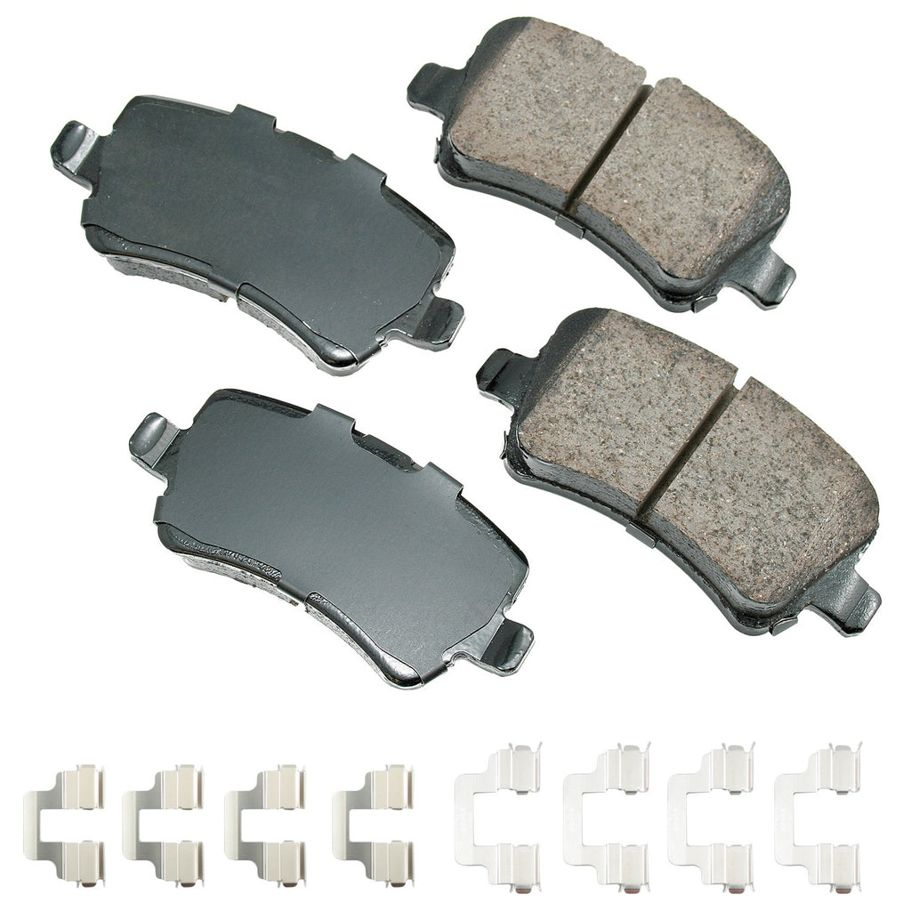 Akebono Brake Pads Rear Land Rover LR2 13-15 Range Rv