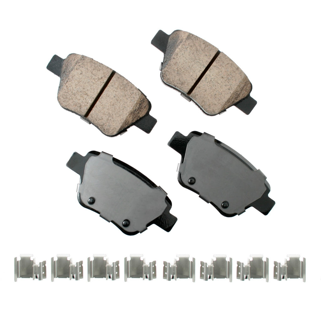 Akebono Brake Pads Rear Audi A3 11-13 Quattro 10-13