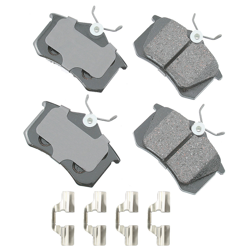 Akebono Brake Pads Rear Audi A3 11-13 A4 00-06