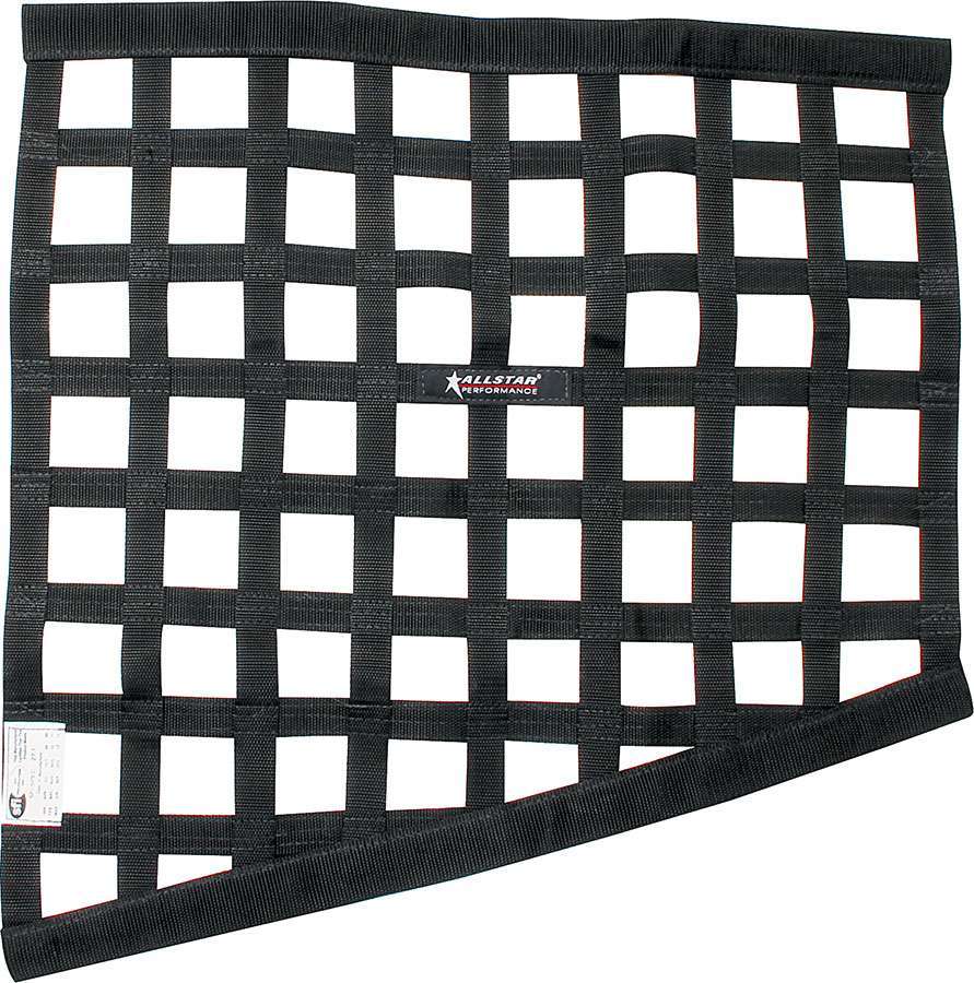 Allstar Performance Window Net Border Style Drag Black SFI
