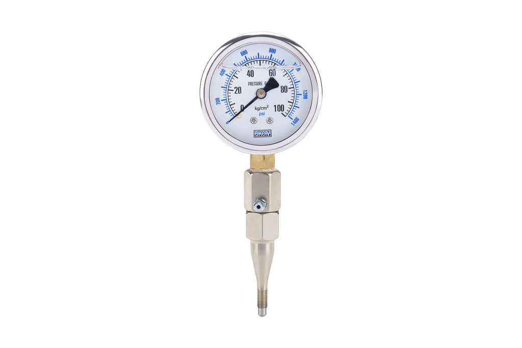 Allstar Performance Brake Pressure Gauge 360 Deg Rotation