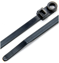 Cargar imagen en el visor de la galería, Allstar Performance Wire Ties Black 8.00 w/ Mounting Hole 25pk