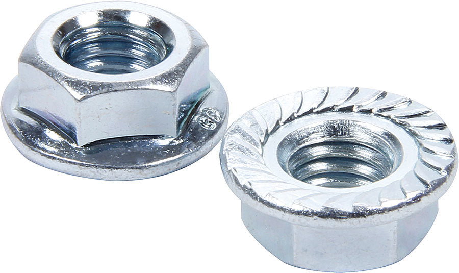 Allstar Performance Serrated Flange Nuts 7/16-14 10pk