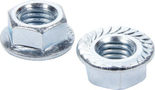 Cargar imagen en el visor de la galería, Allstar Performance Serrated Flange Nuts 1/2-13 10pk