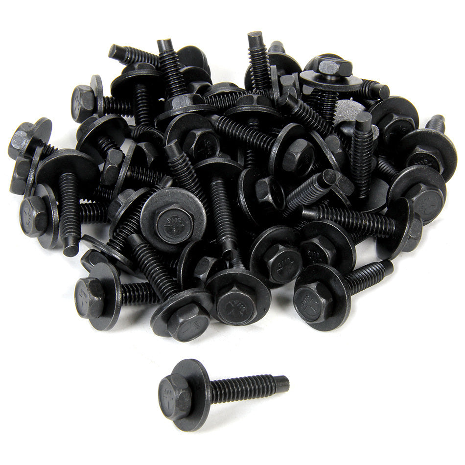 Allstar Performance Body Bolt 1-1/8in 50pk Black