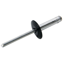 Load image into Gallery viewer, Lg Hd Rivet 250Pk Black Flange Type Alum Mandrel