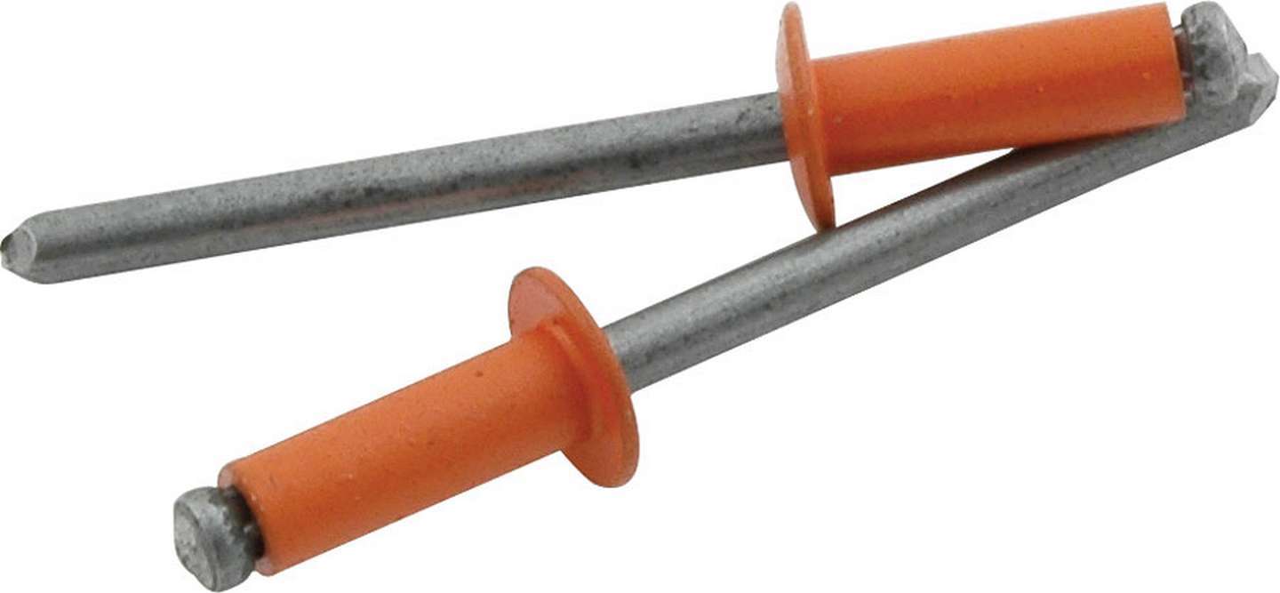 Allstar Performance Sm Hd Rivet Orange 250pk
