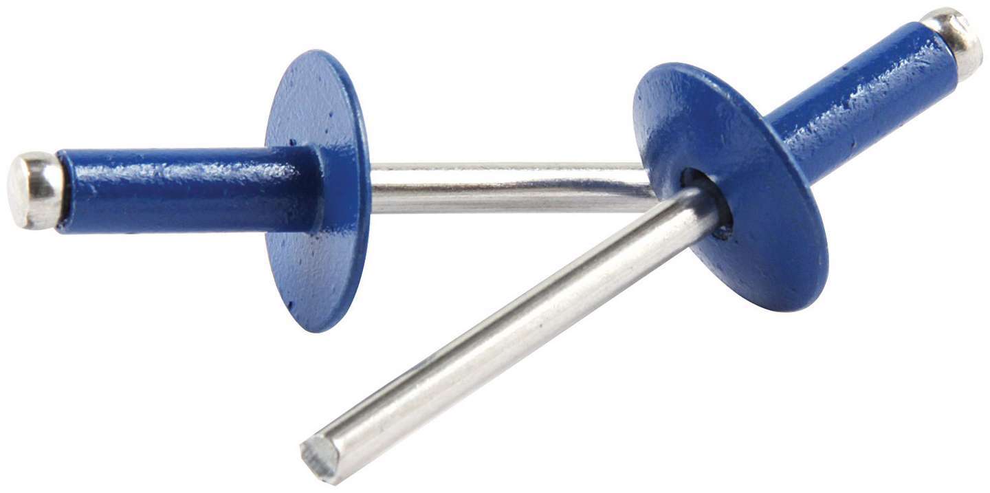 Allstar Performance Lg Hd Rivet Blue Alum 250pk Chevron