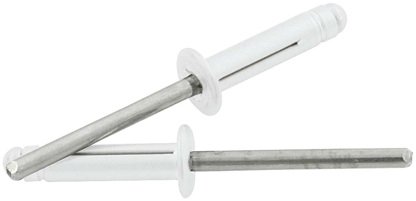 Allstar Performance Md Hd Rivet 250Pk Silver Flange Type St Mandrel