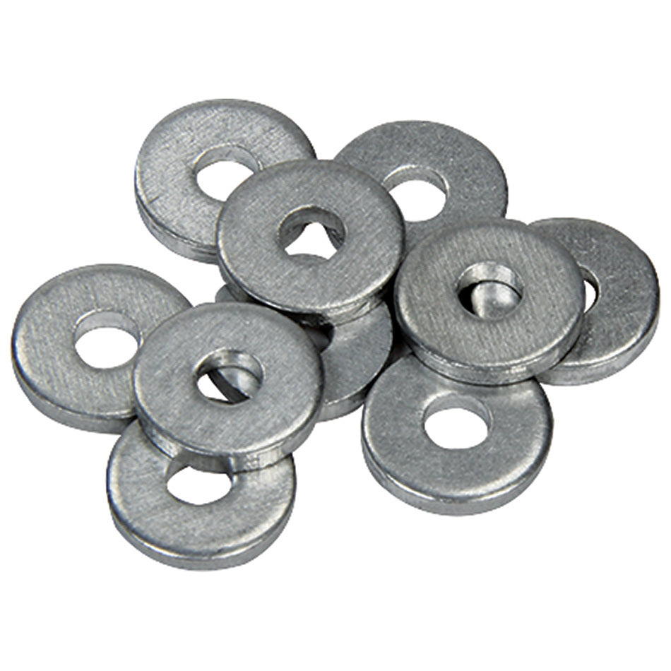 Arandelas de respaldo de 1/8 pulg., paquete de 500, aluminio