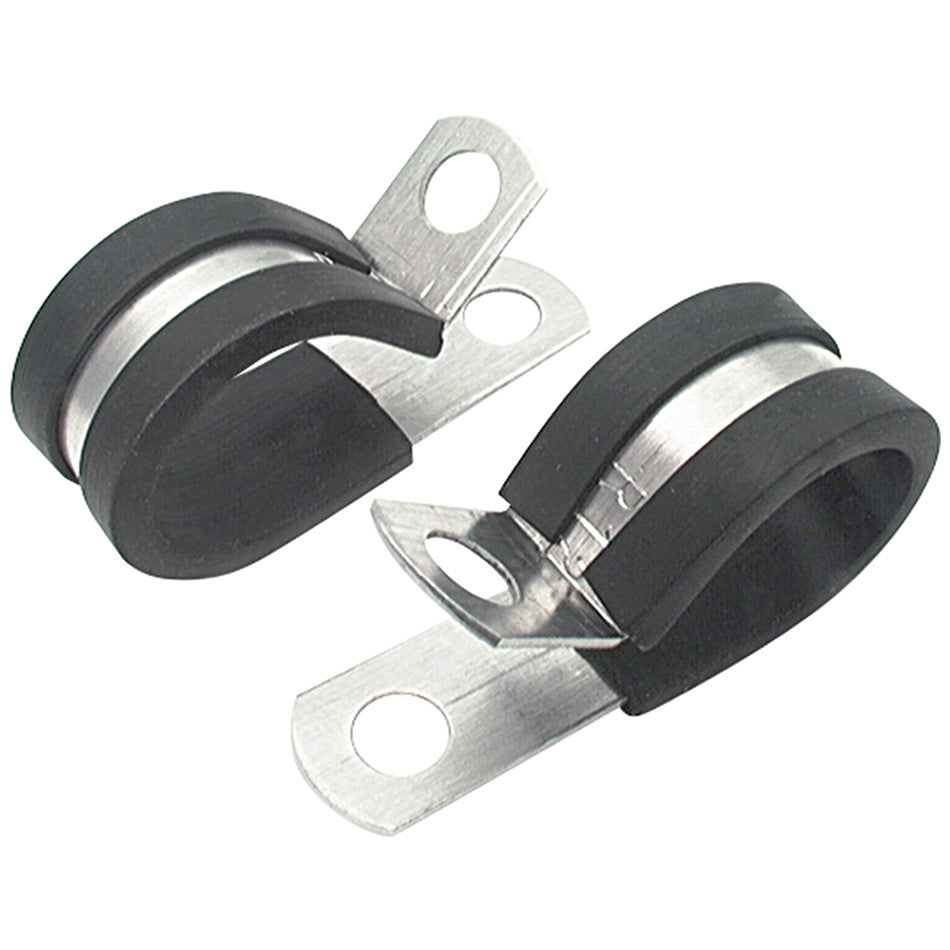 Allstar Performance Aluminum Line Clamps 1/2in 10pk