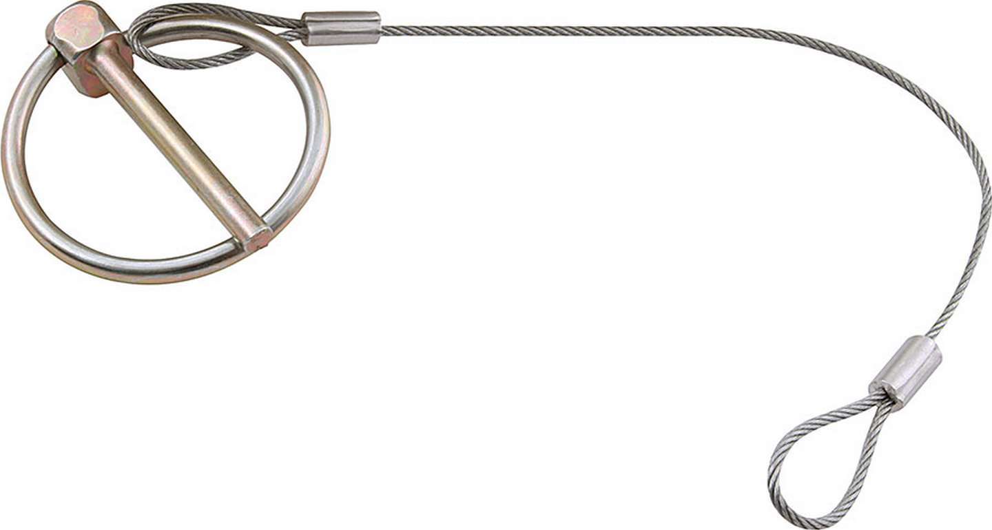 Allstar Performance Flip-Over Clip 3/16in w/ 10in Lanyard