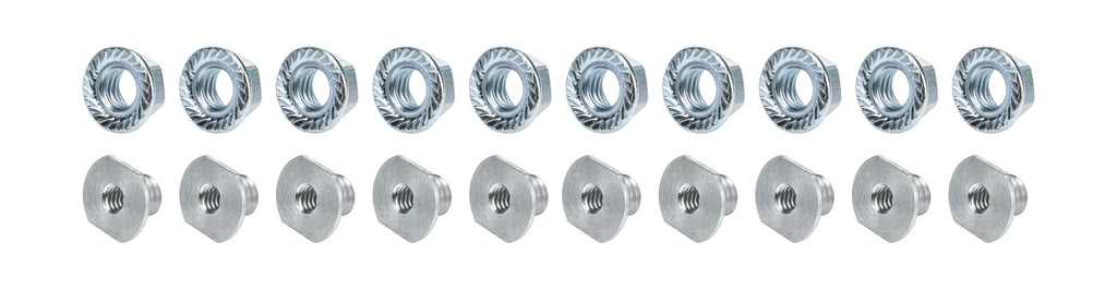 Threaded Nut Insert Aluminum 10pk