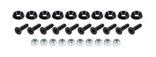 Load image into Gallery viewer, Countersunk Bolts 1/4in w/ 3/4in Washer Blk 10pk