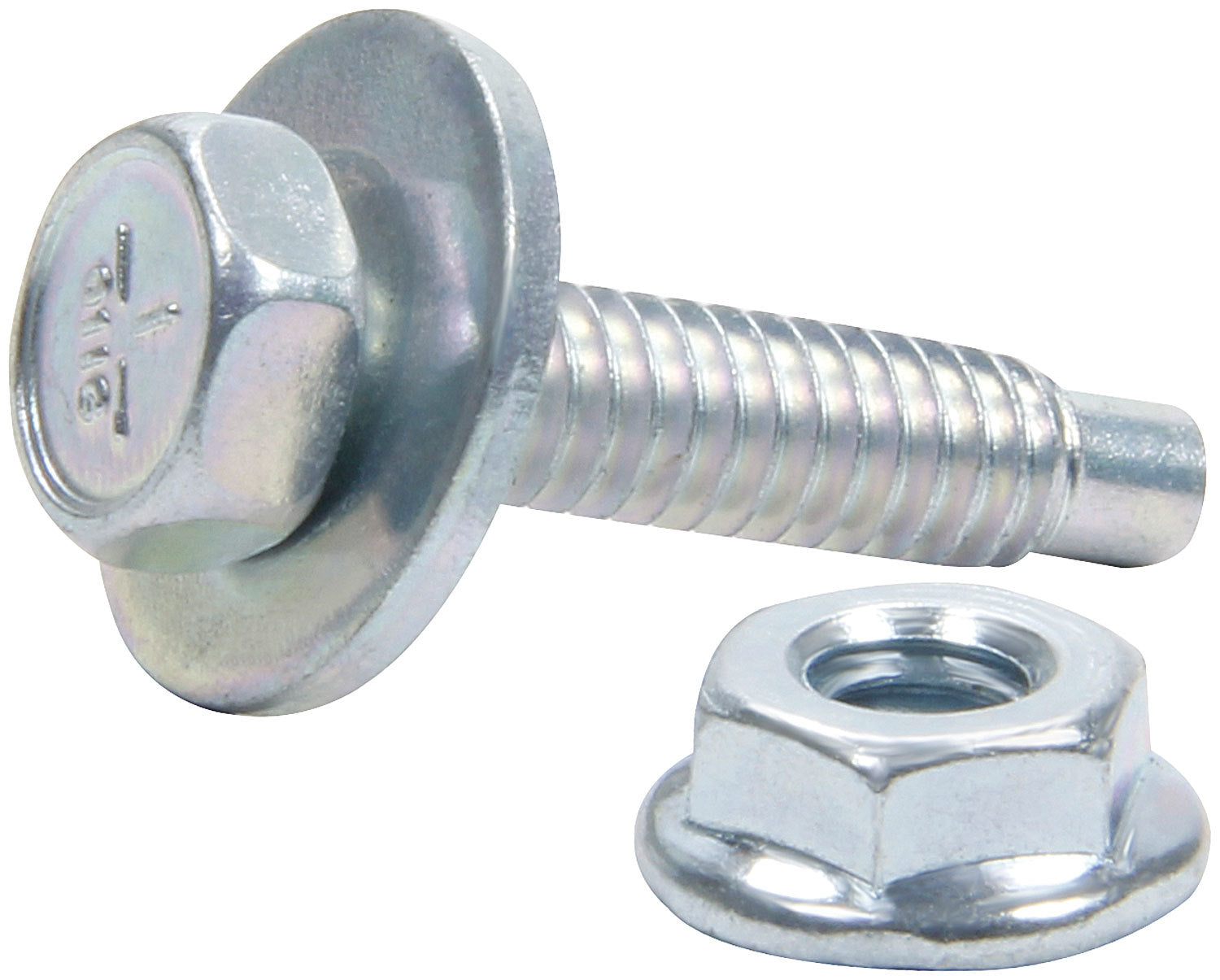 Allstar Performance Body Bolt Kit 10pk Silver 1-1/8in
