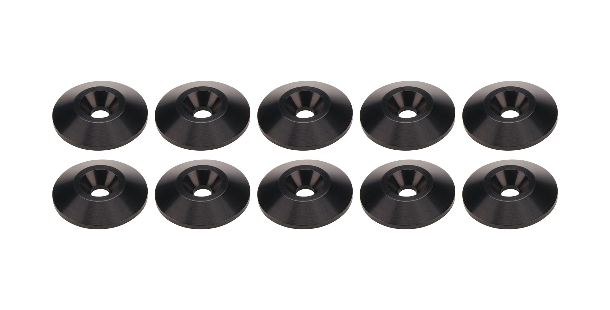 Allstar Performance Countersunk Washer Black #10 10pk