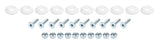 Countersunk Bolt Kit White 10pk