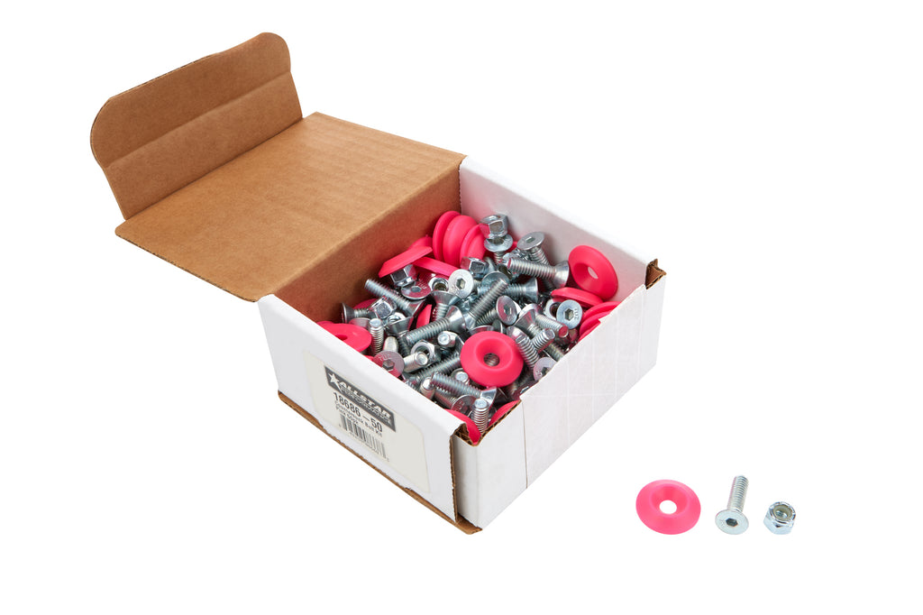 Countersunk Bolt Kit Pink 50pk