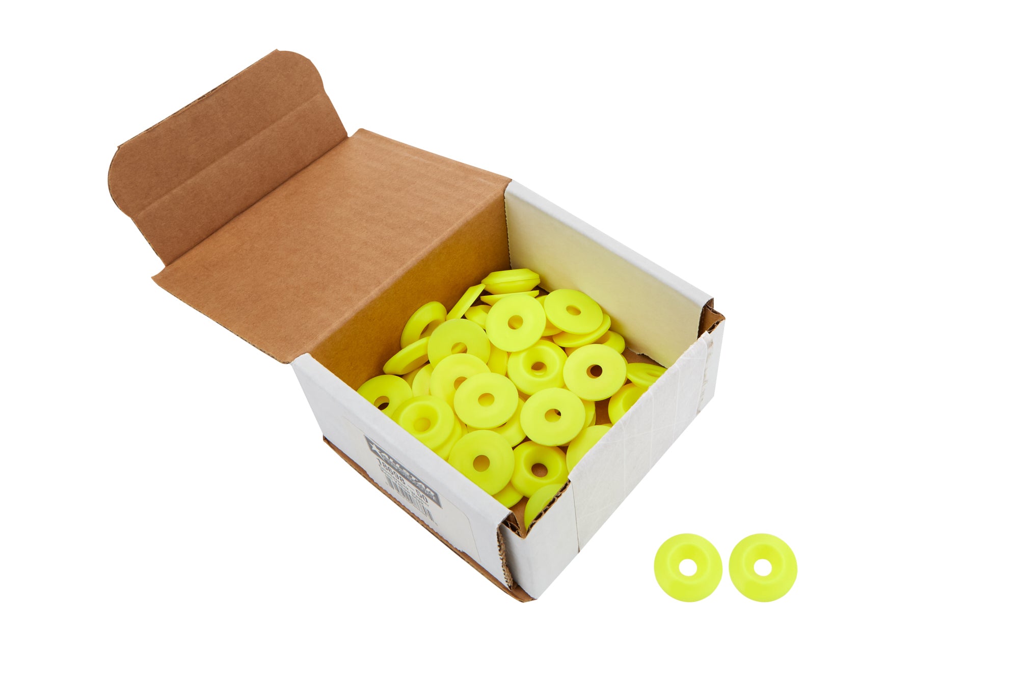 Allstar Performance Countersunk Washer Fluorescent Yellow 50pk