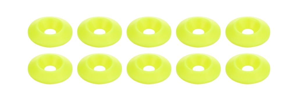 Countersunk Washer Fluorescent Yellow 10pk