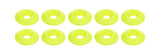 Countersunk Washer Fluorescent Yellow 10pk