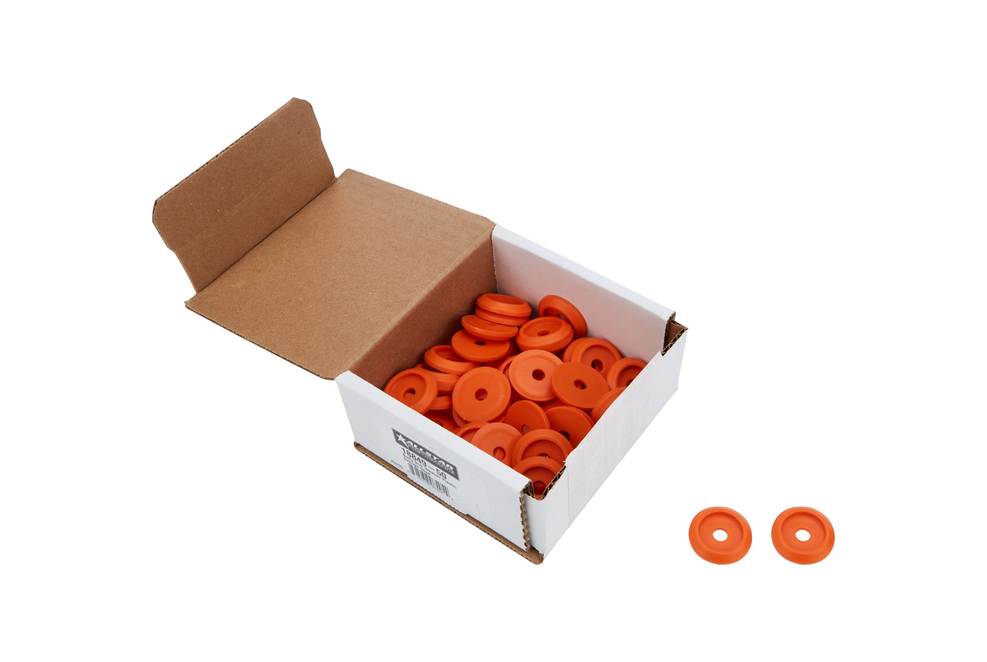 Allstar Performance Body Bolt Washer Plastic Orange 50pk