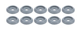 Body Bolt Washer Plastic Silver 10pk