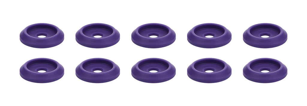 Body Bolt Washer Plastic Purple 10pk