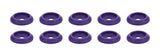 Body Bolt Washer Plastic Purple 10pk