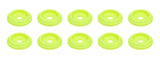 Body Bolt Washer Plastic Fluorescent Yellow 10pk