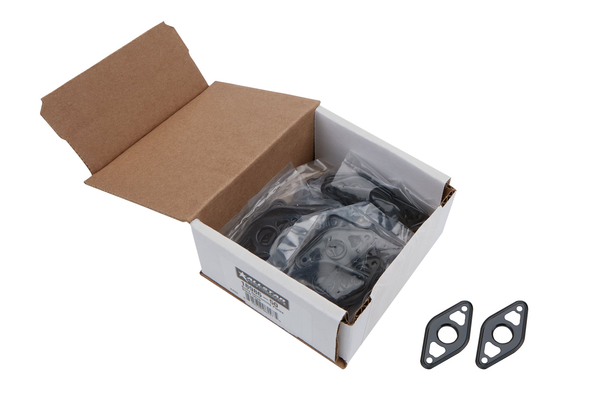 Allstar Performance Body Reinforcing Plates Black 50pk